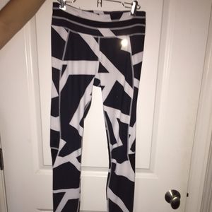 Colosseum Black and White Patterned Leggings